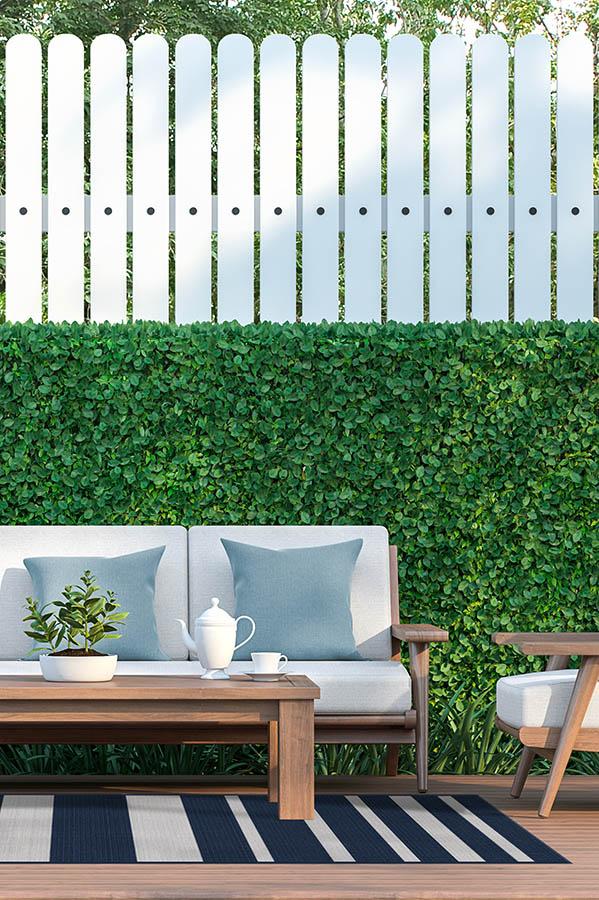 Sailmaker Stripe Blue Outdoor Rug