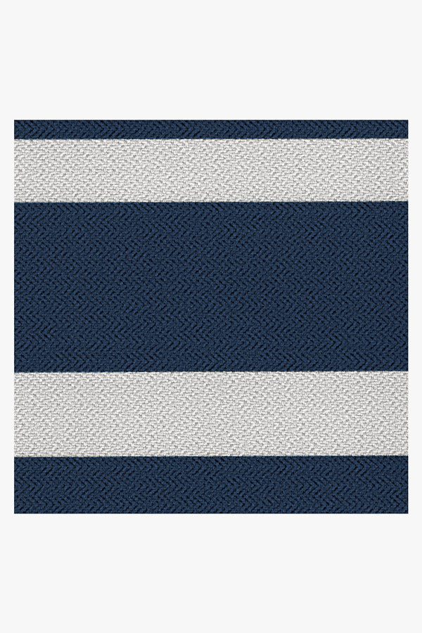 Sailmaker Stripe Blue Outdoor Rug