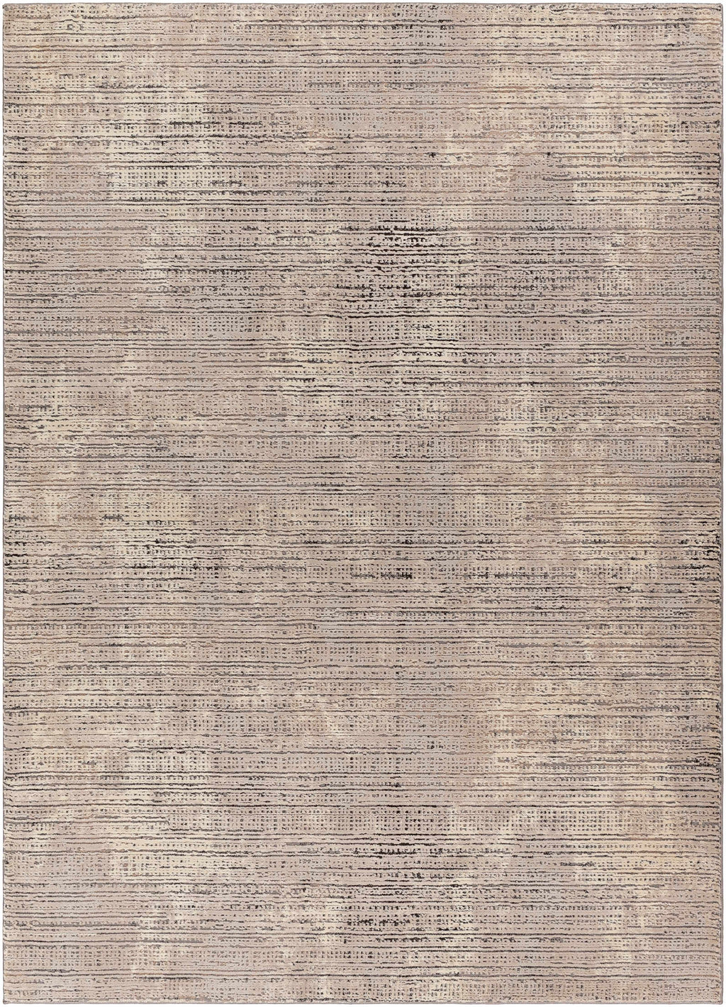 Chiyo Tan Plush Textured Washable Rug