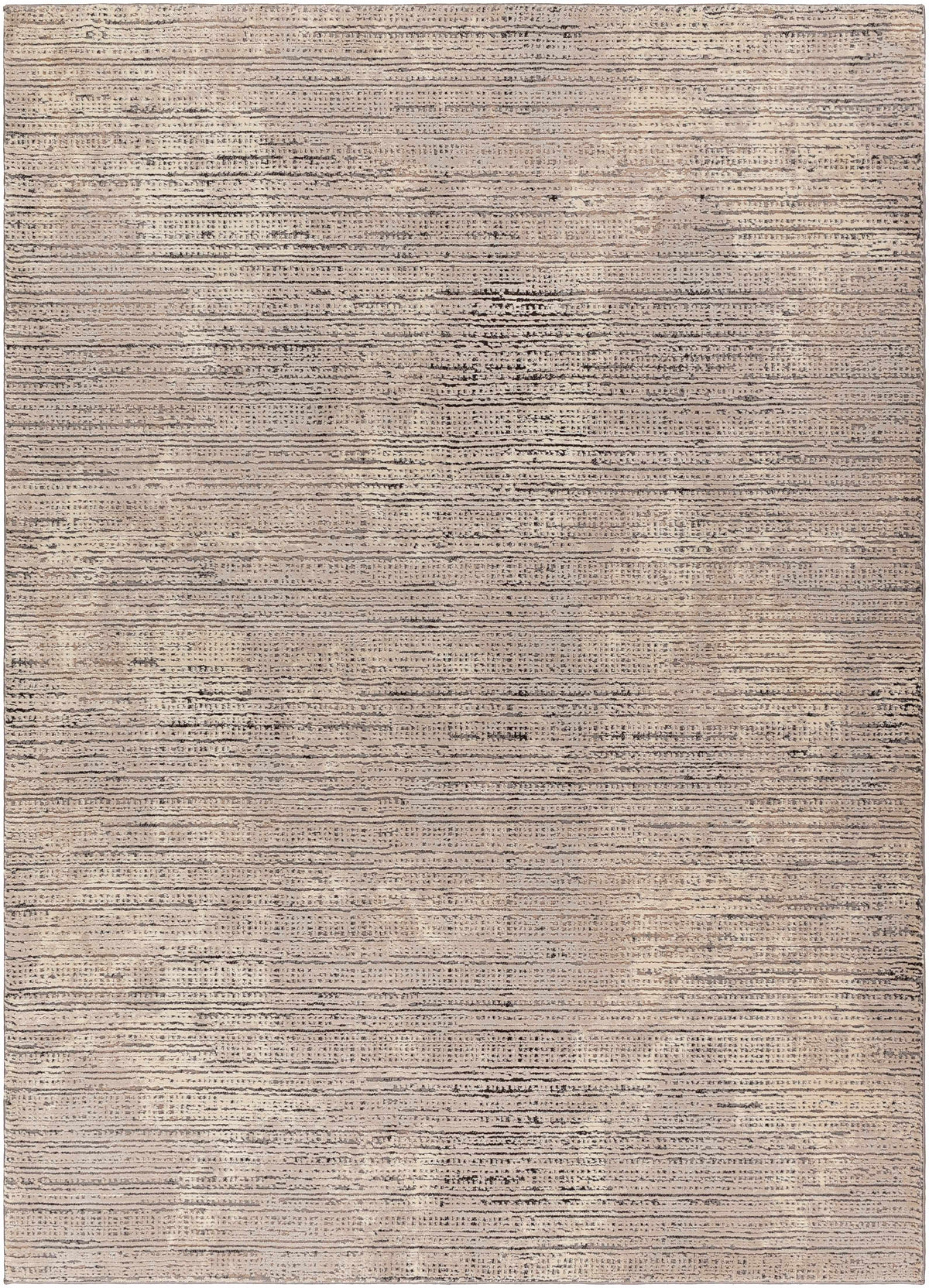 Chiyo Tan Plush Textured Washable Rug