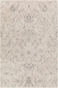 Garza Diamond Textured Washable Rug