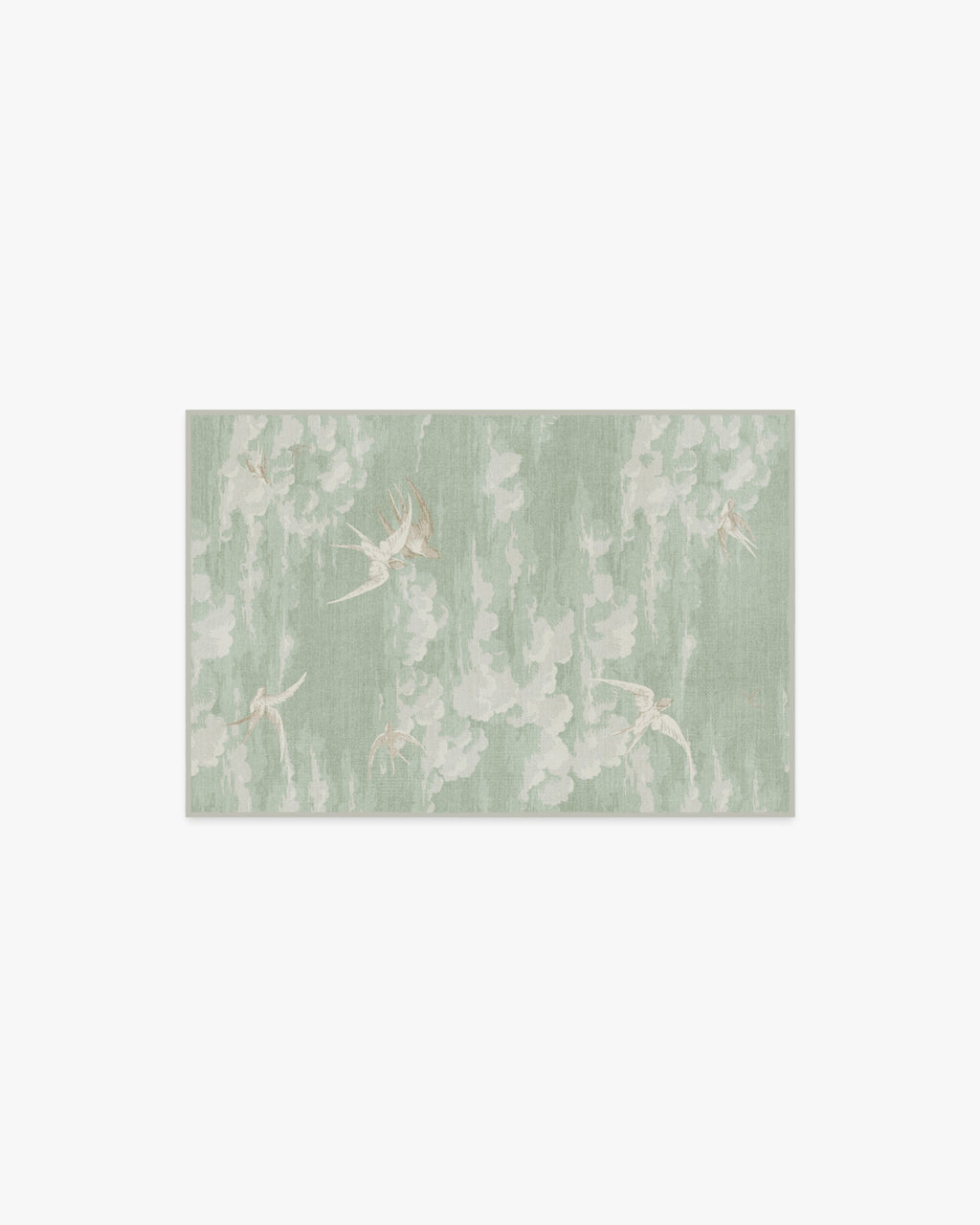 Silvi Clouds Seaspray Rug by Sanderson