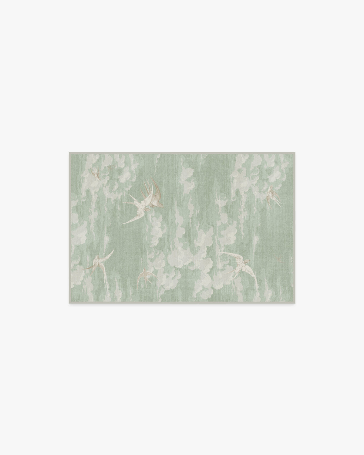 Silvi Clouds Seaspray Rug by Sanderson