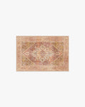 Santiago Coral & Gold Flatwoven Rug
