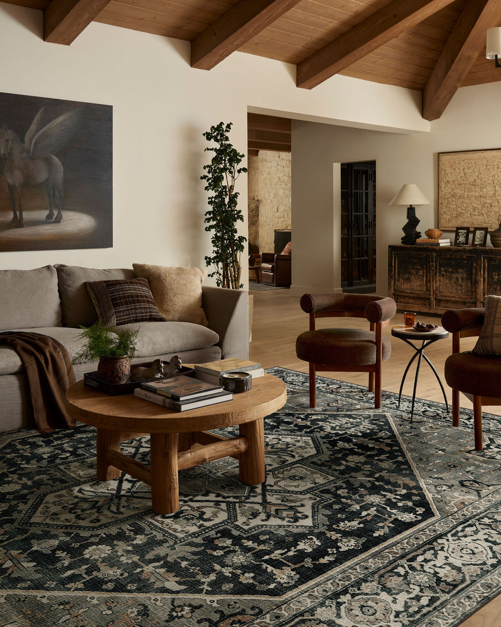 Santiago Soft Black Rug