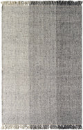 Penha Gray Monochrome Wool Area Rug - Clearance