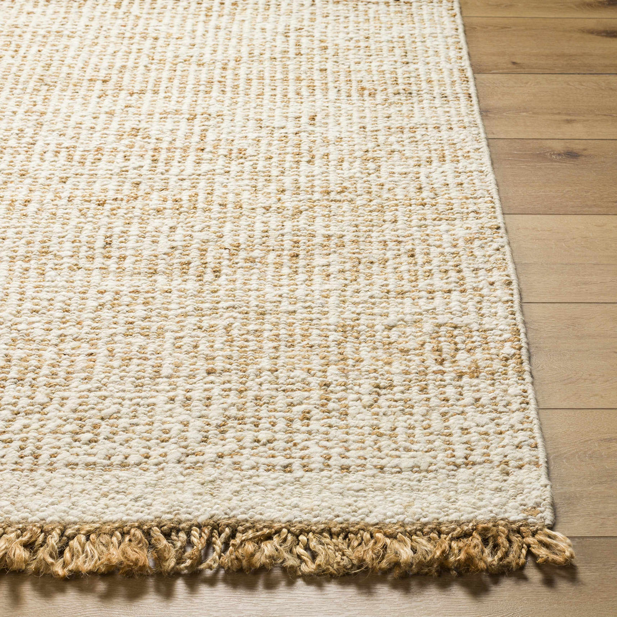Gopi Jute Area Rug in Beige - Clearance