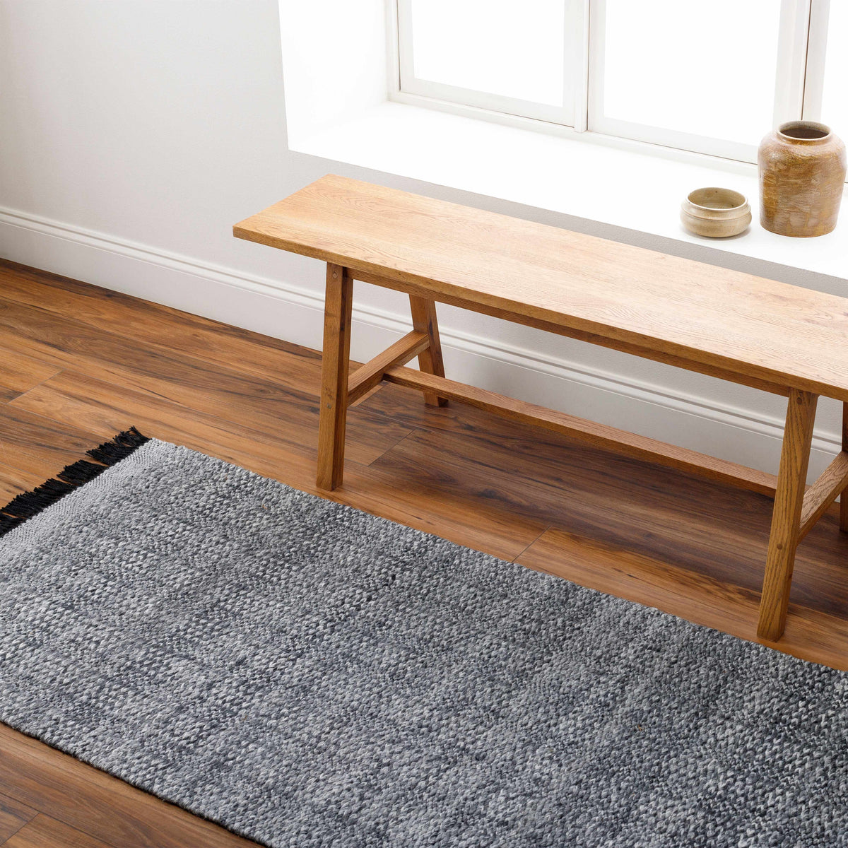Dark Gray Anane Area Rug - Clearance