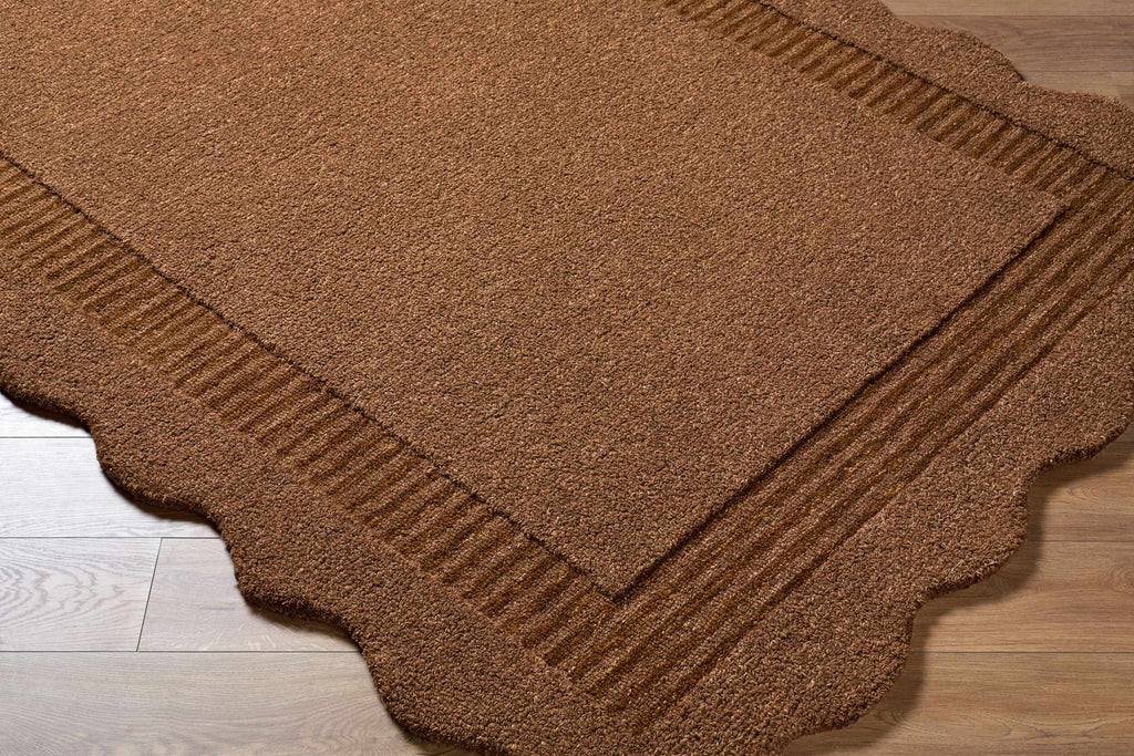 Gurib Border Modern Hand Tufted Wool Area Rug