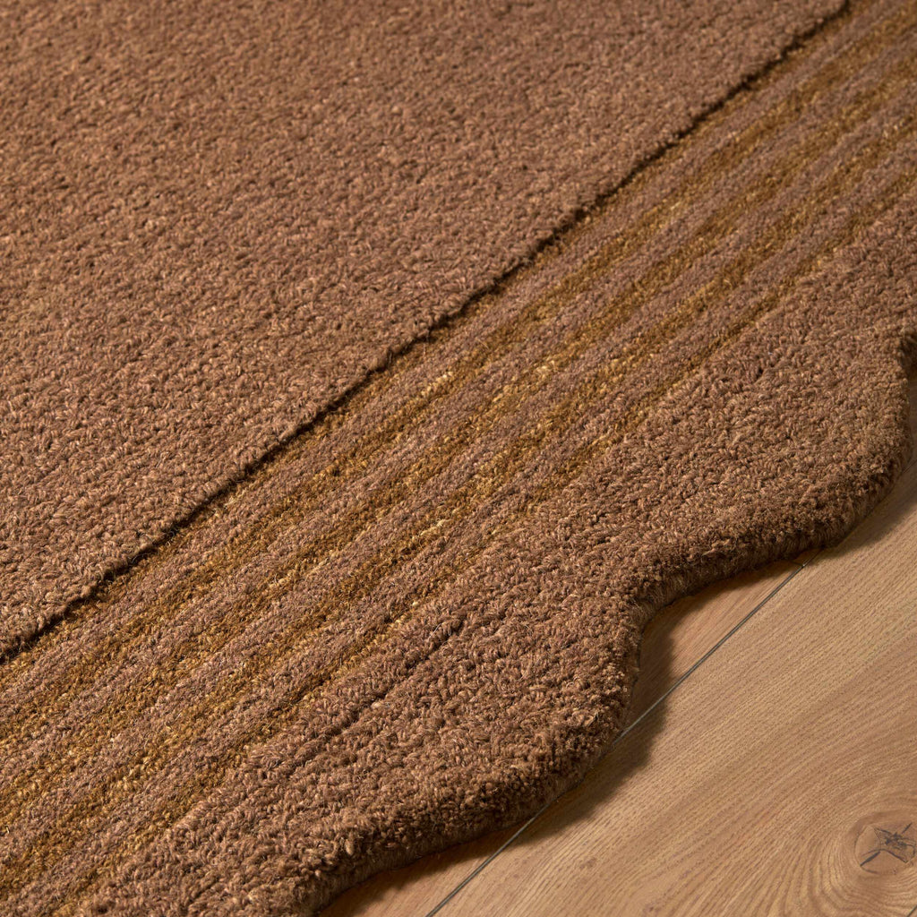 Gurib Border Modern Hand Tufted Wool Area Rug
