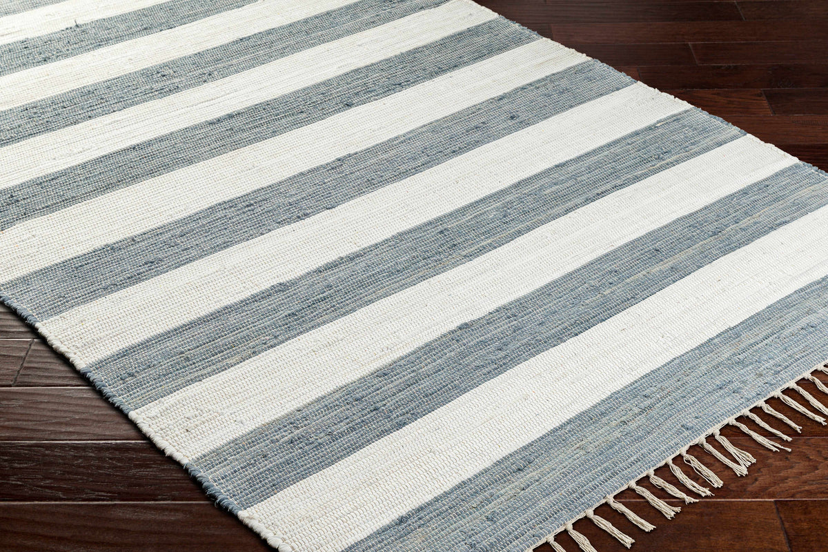 Moby Gray Blue Area Rug - Clearance