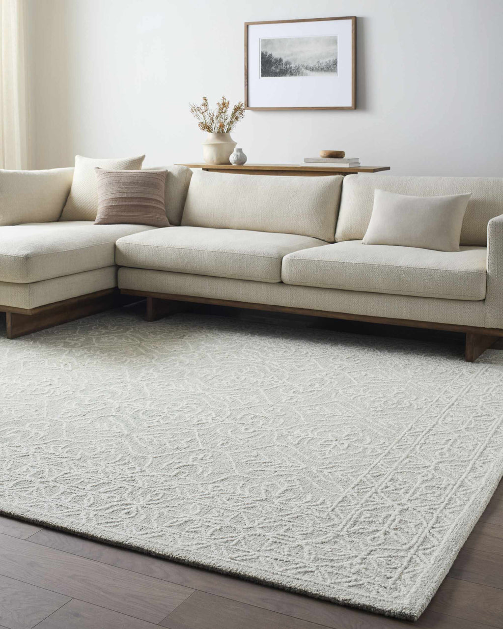 Yadid Sage Wool Area Rug