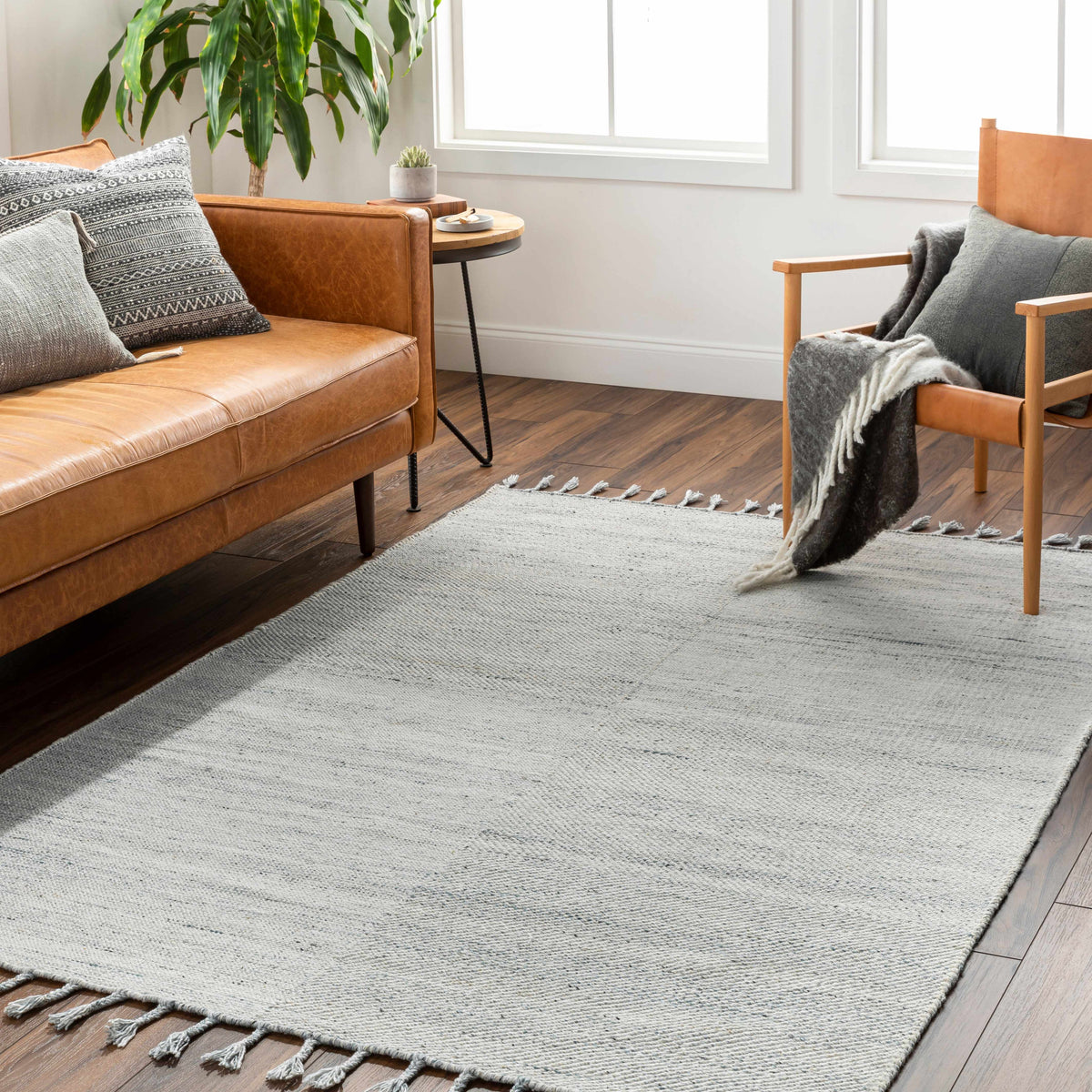 Anaya Beige & Blue Area Rug - Clearance