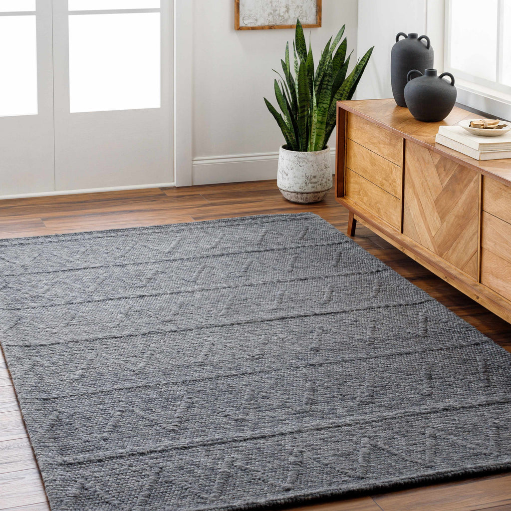 Kyung Dark Gray Area Rug - Clearance
