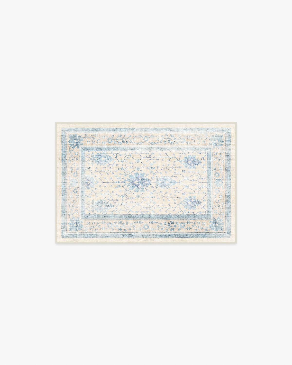 Serafina Cream & Blue Rug