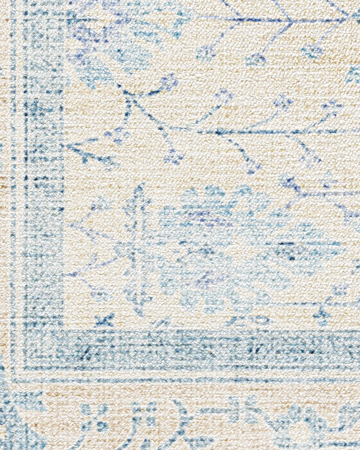 Serafina Cream & Blue Rug