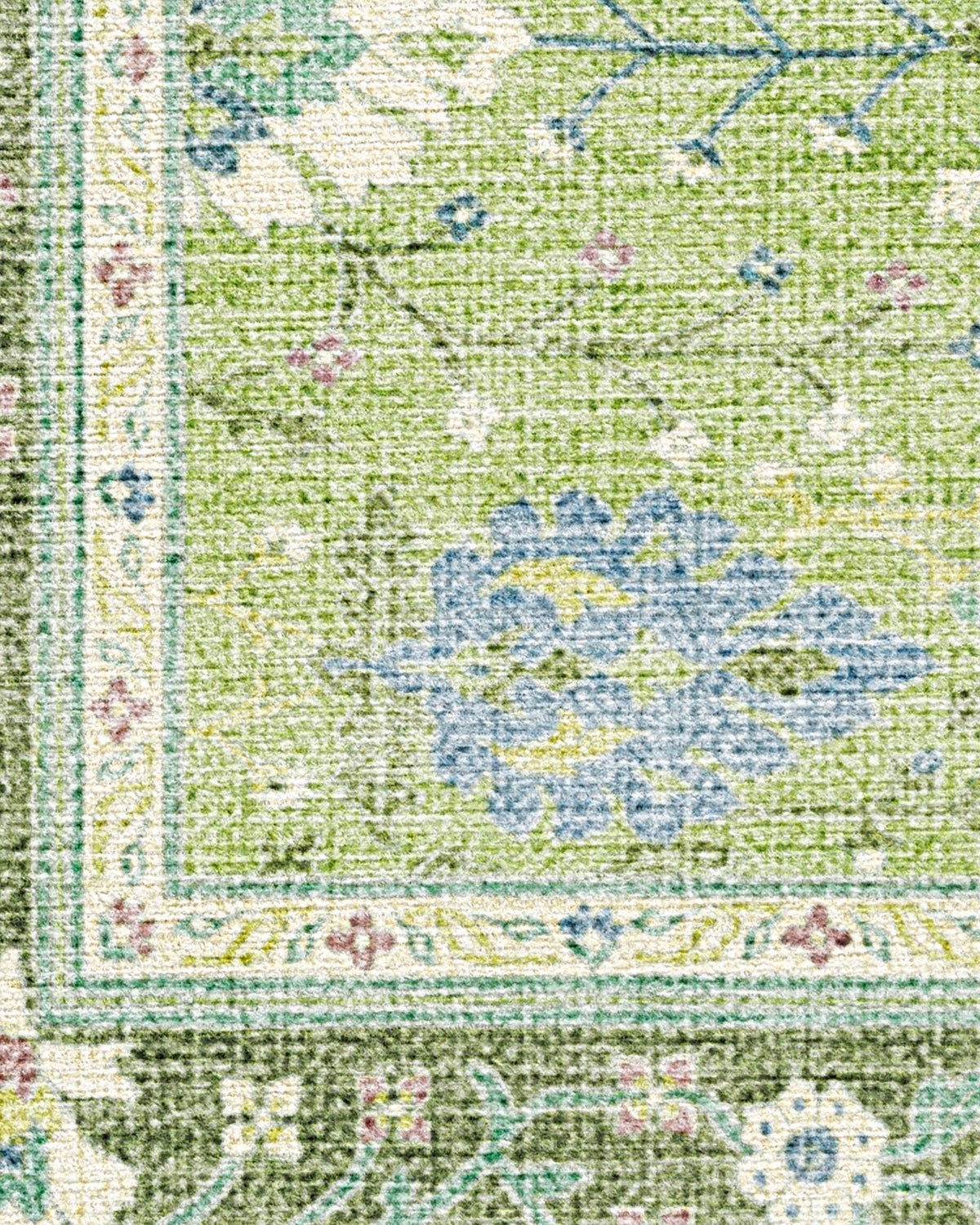 Serafina Green Flatwoven Rug