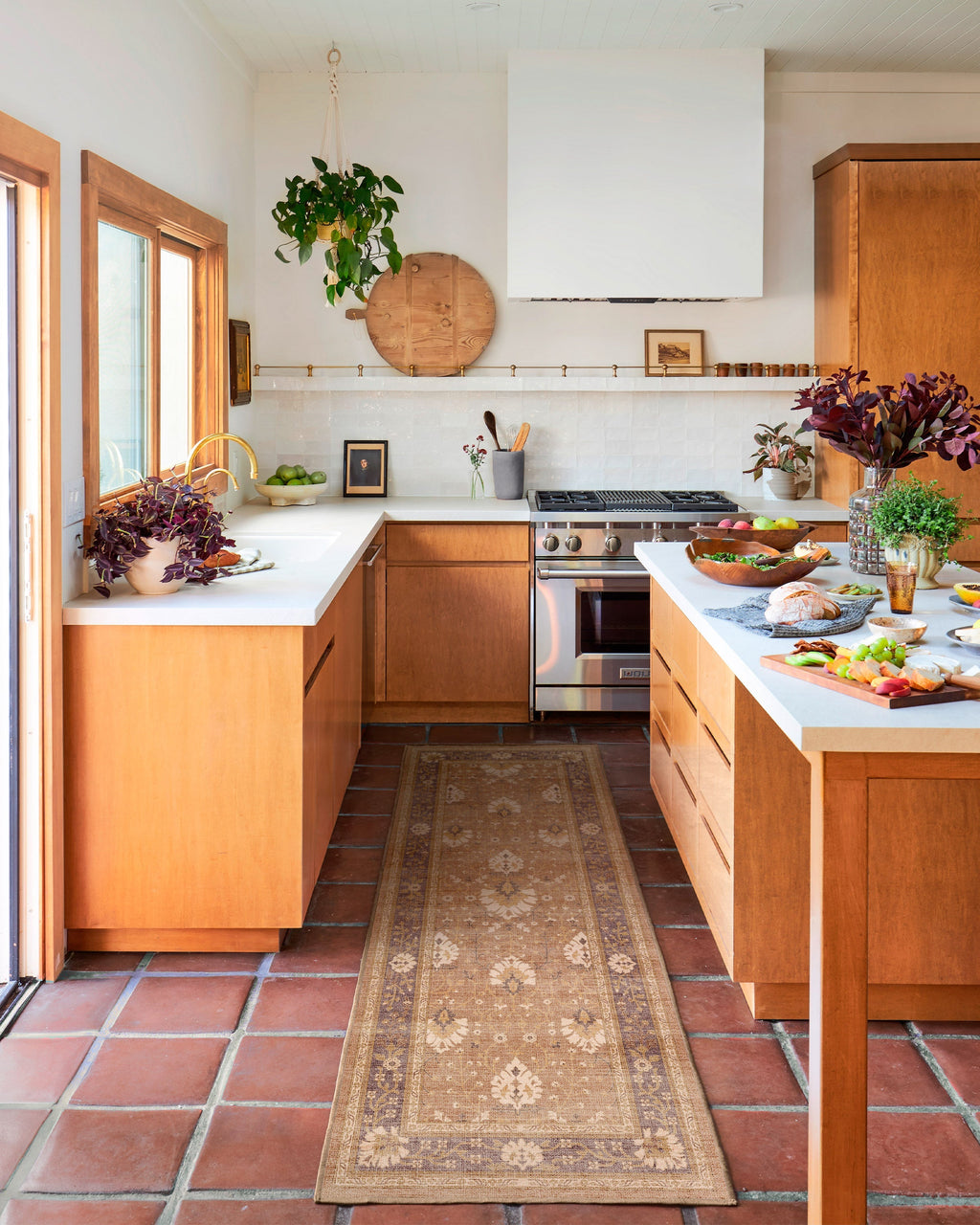 Serafina Taupe & Plum Rug