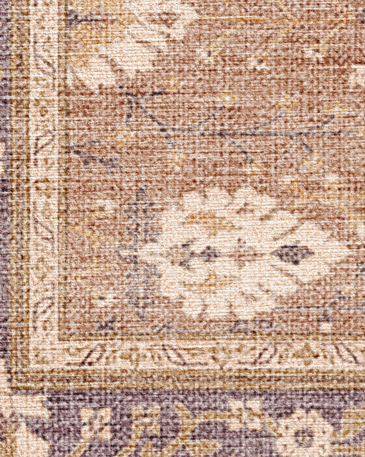 Serafina Taupe & Plum Flatwoven Rug