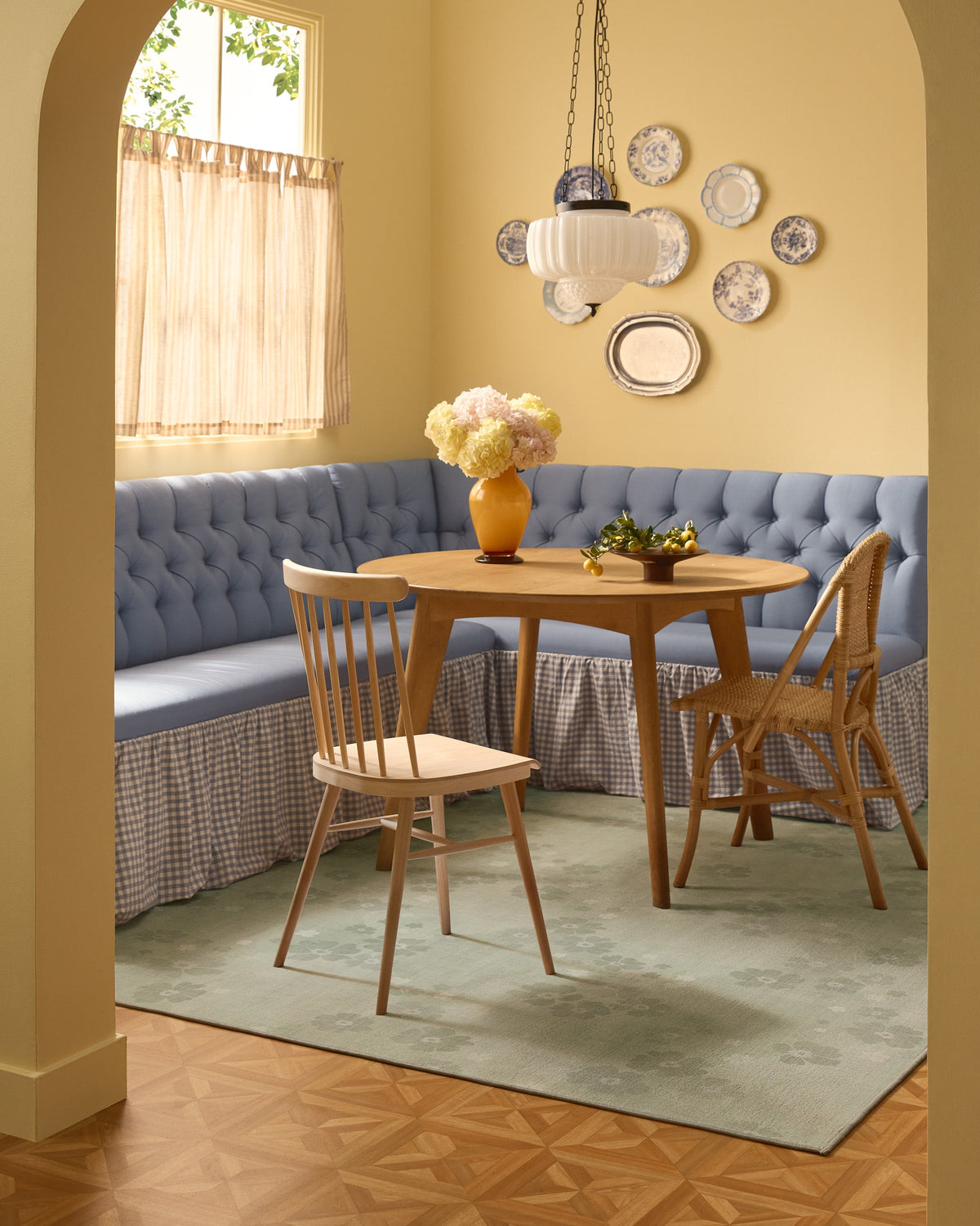 Serene Sage Green Flatwoven Rug