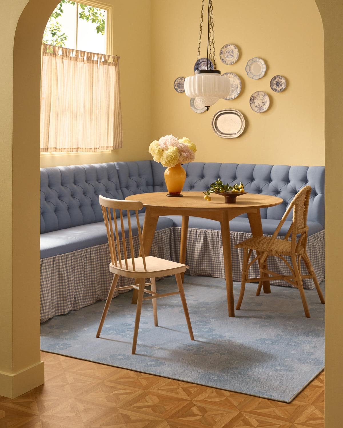 Serene Slate Blue Rug