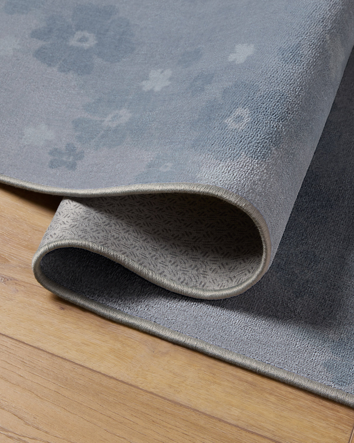 Serene Slate Blue Rug