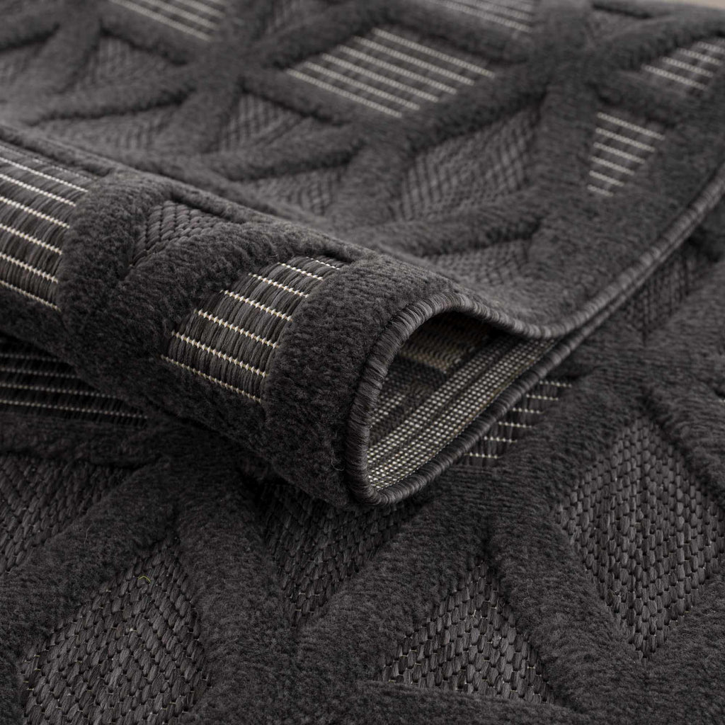 Nuri Black Outdoor Rug - Clearance