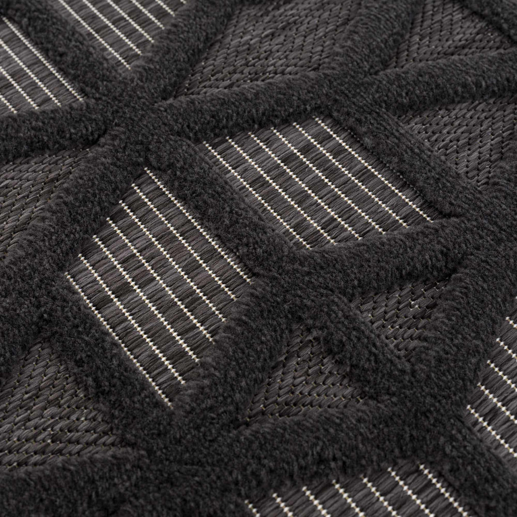 Nuri Black Outdoor Rug - Clearance