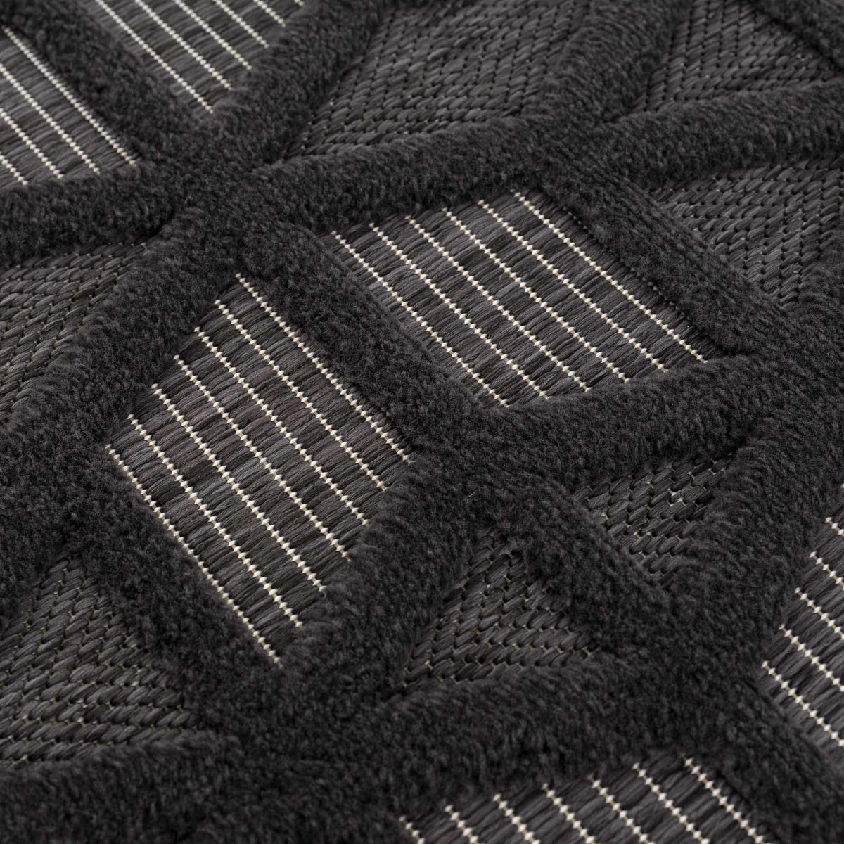 Nuri Black Outdoor Rug - Clearance