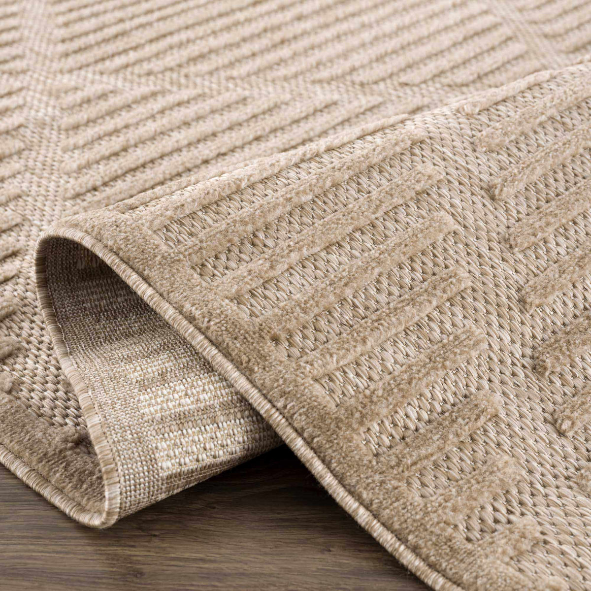 Anah Tan Outdoor Rug - Clearance