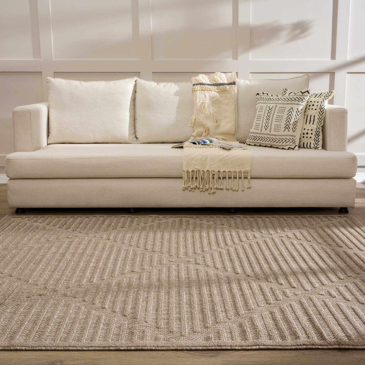 Anah Tan Outdoor Rug - Clearance