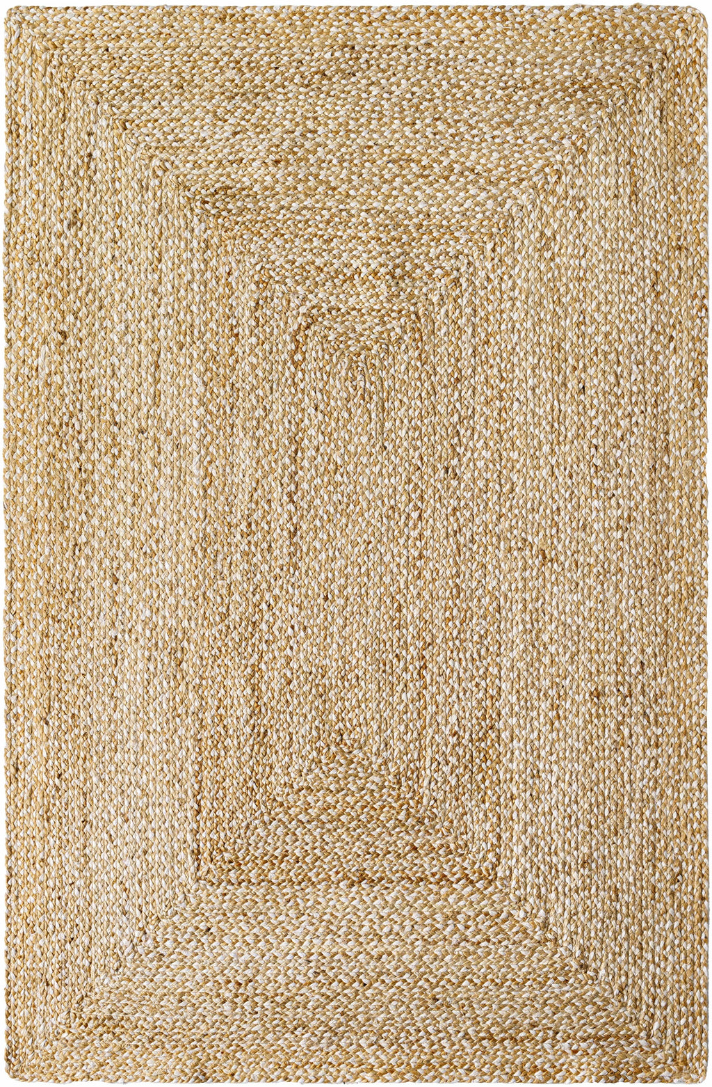Elkie Beige Jute Area Rug - Clearance