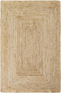 Elkie Beige Jute Area Rug - Clearance