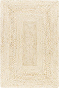 Elkie Cream Jute Area Rug - Clearance