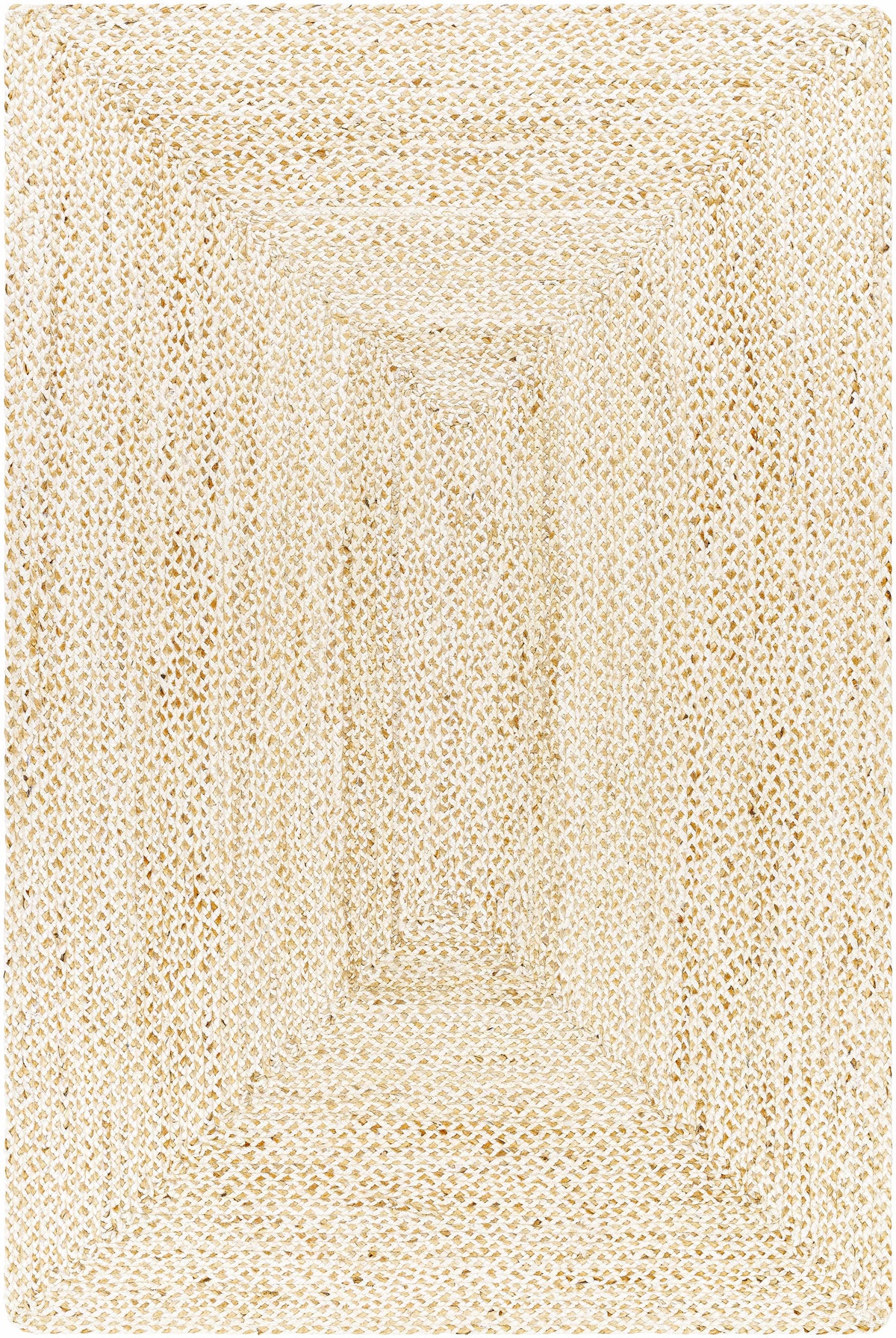Elkie Cream Jute Area Rug - Clearance