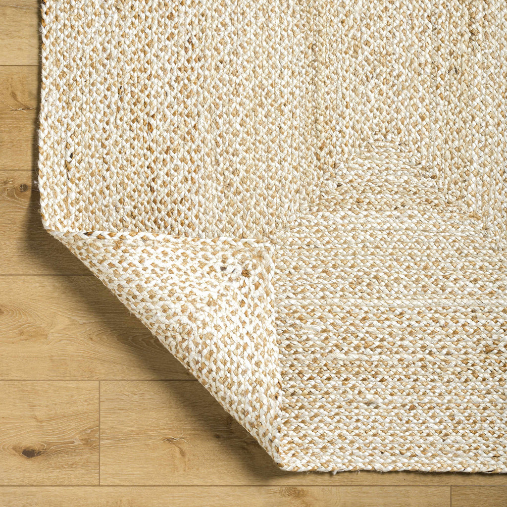Elkie Cream Jute Area Rug - Clearance
