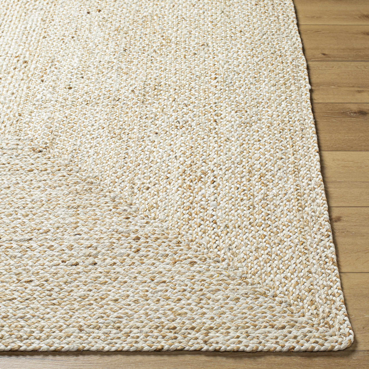 Elkie Cream Jute Area Rug - Clearance