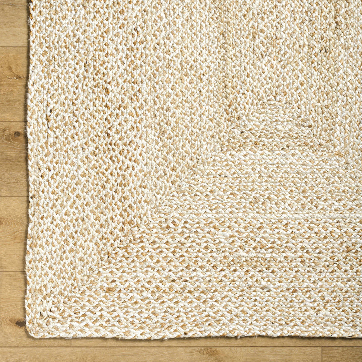 Elkie Cream Jute Area Rug - Clearance