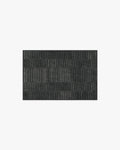 Shadow Stripe Charcoal Flatwoven Rug