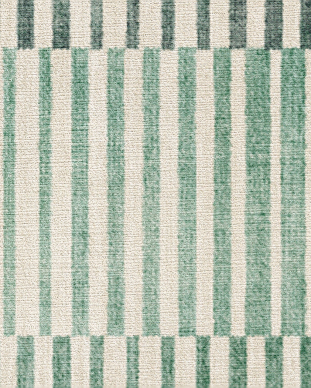 Shadow Stripe Green Flatwoven Rug