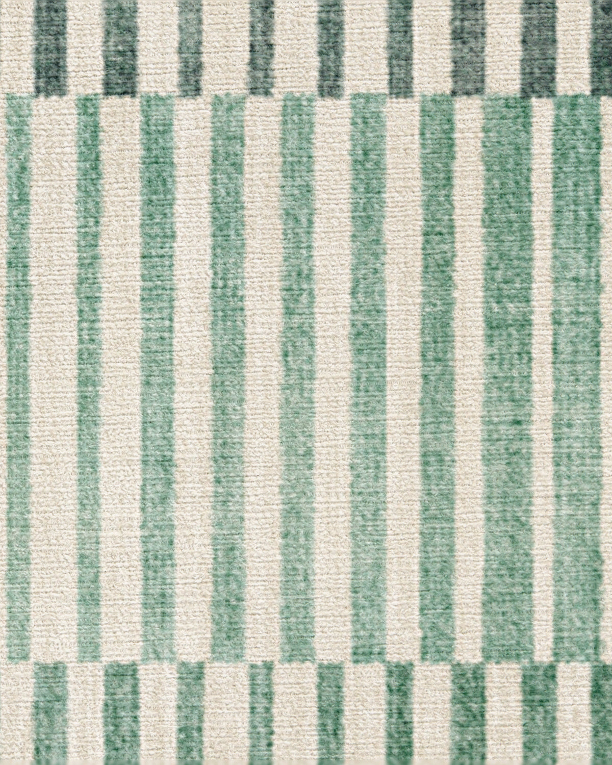 Shadow Stripe Green Flatwoven Rug