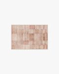 Shadow Stripe Terracotta Flatwoven Rug
