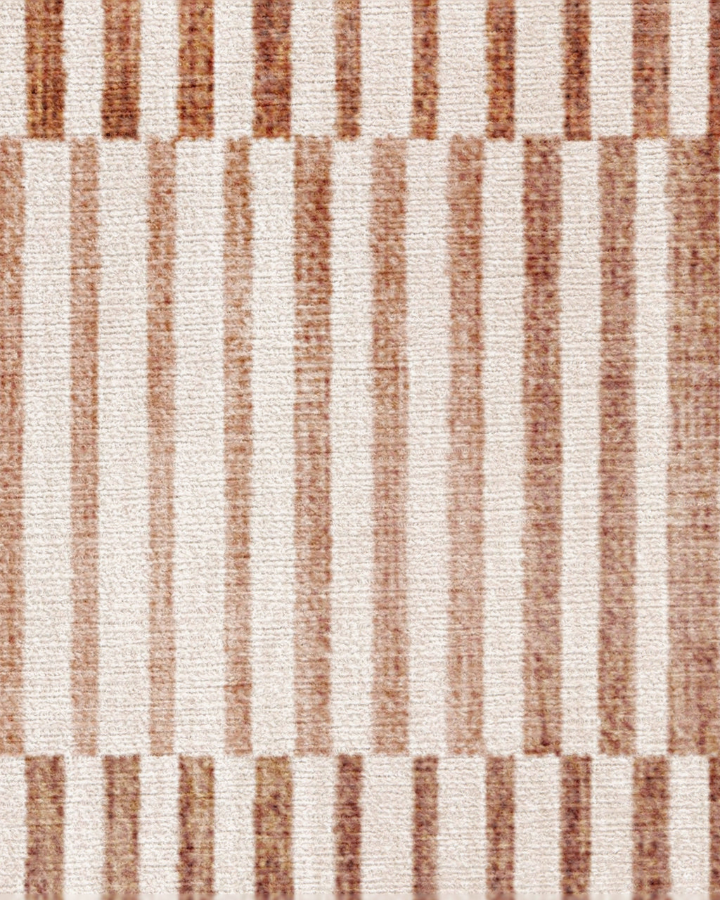 Shadow Stripe Terracotta Flatwoven Rug