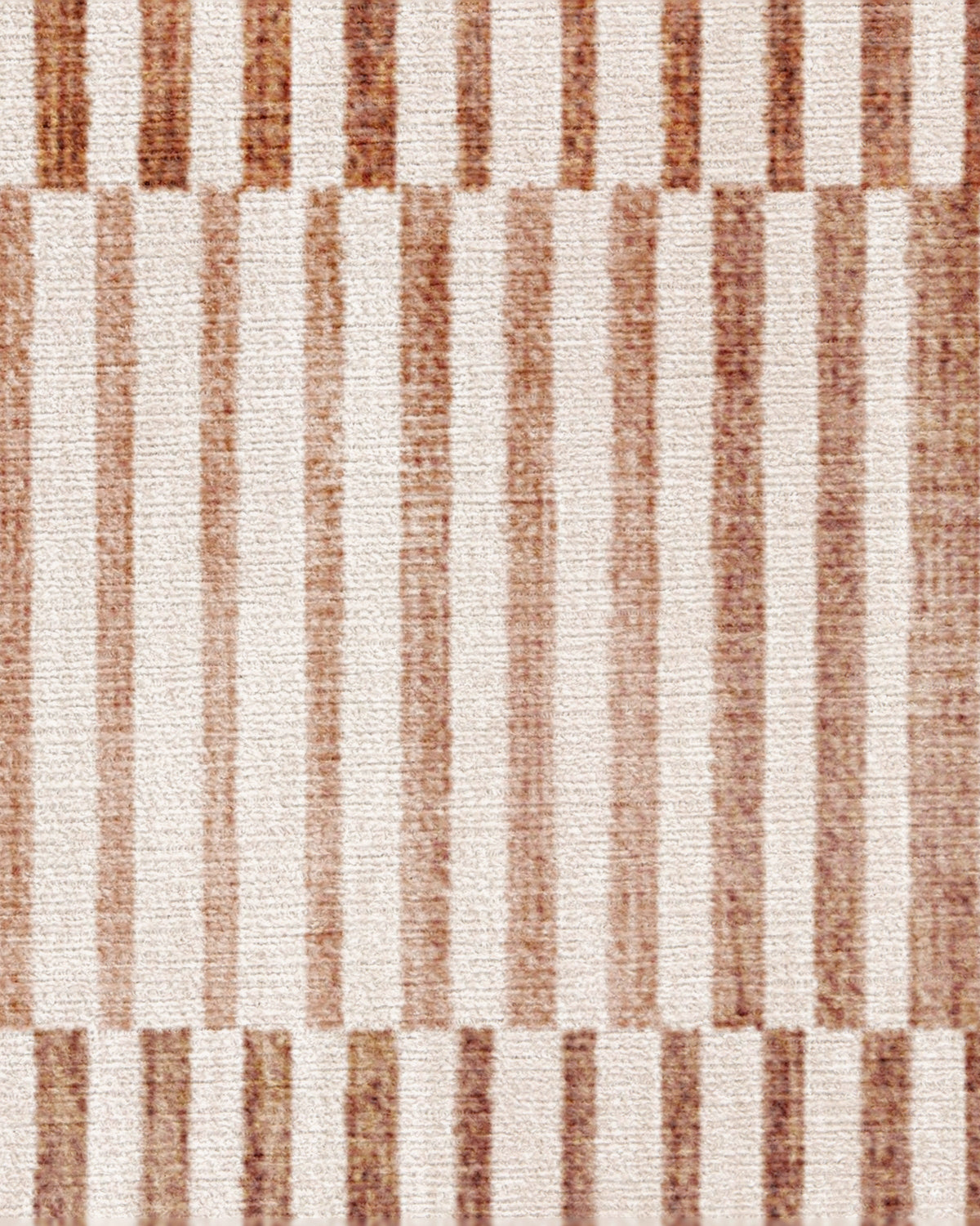 Shadow Stripe Terracotta Flatwoven Rug