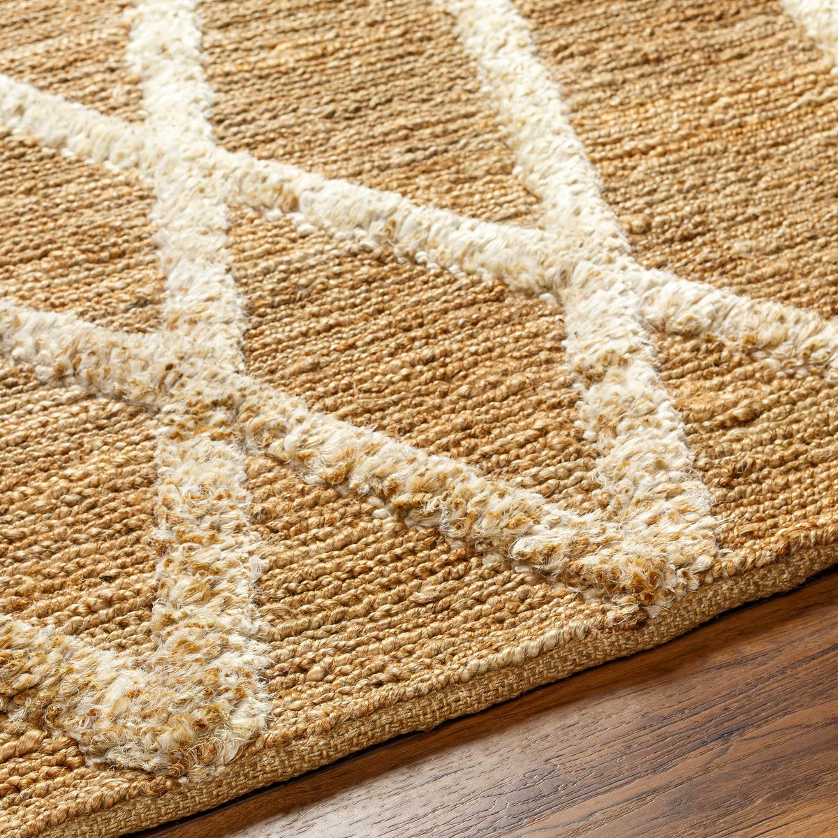 Allie Textured Jute Rug - Clearance
