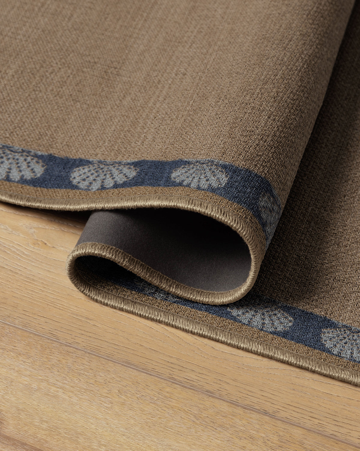 Shelley Slate Blue & Natural Re-Jute Rug