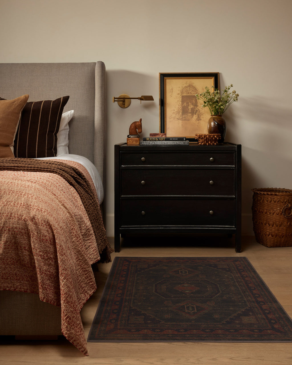 Shira Bordeaux Flatwoven Rug