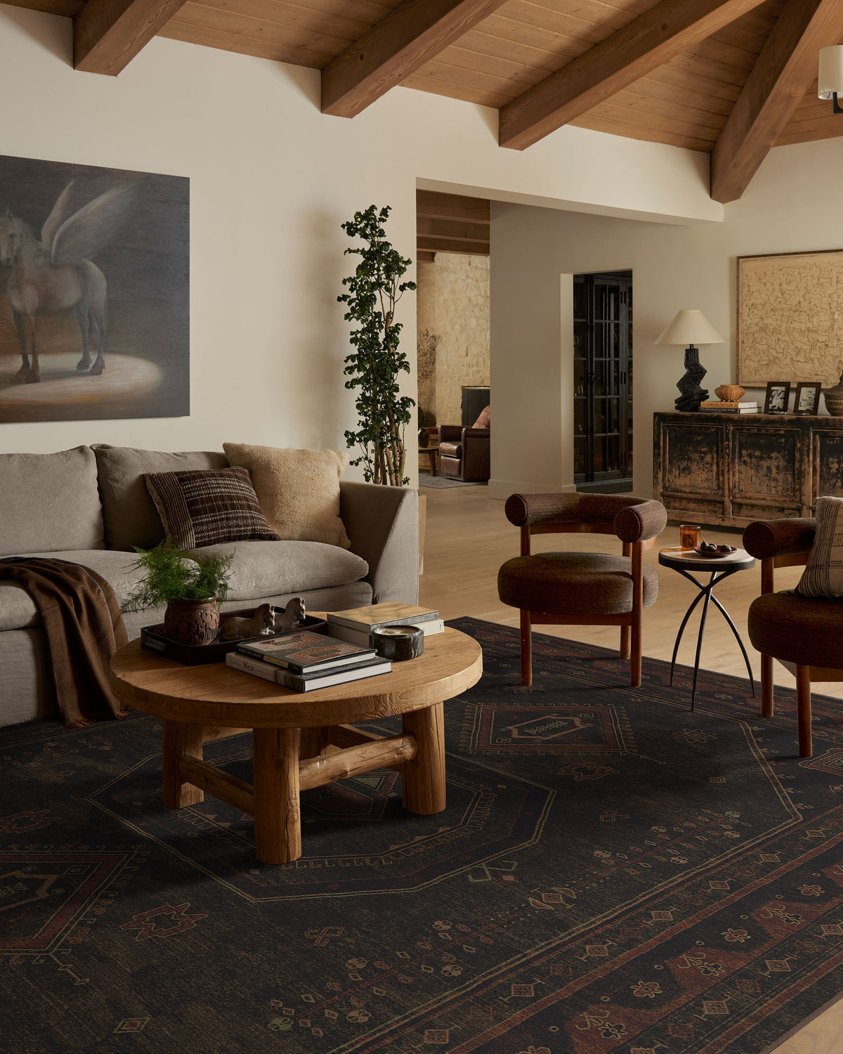Shira Bordeaux Flatwoven Rug