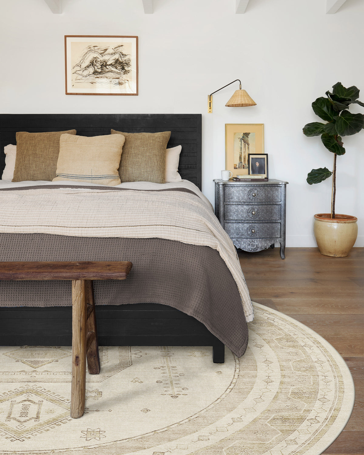 Shira Ivory & Natural Rug