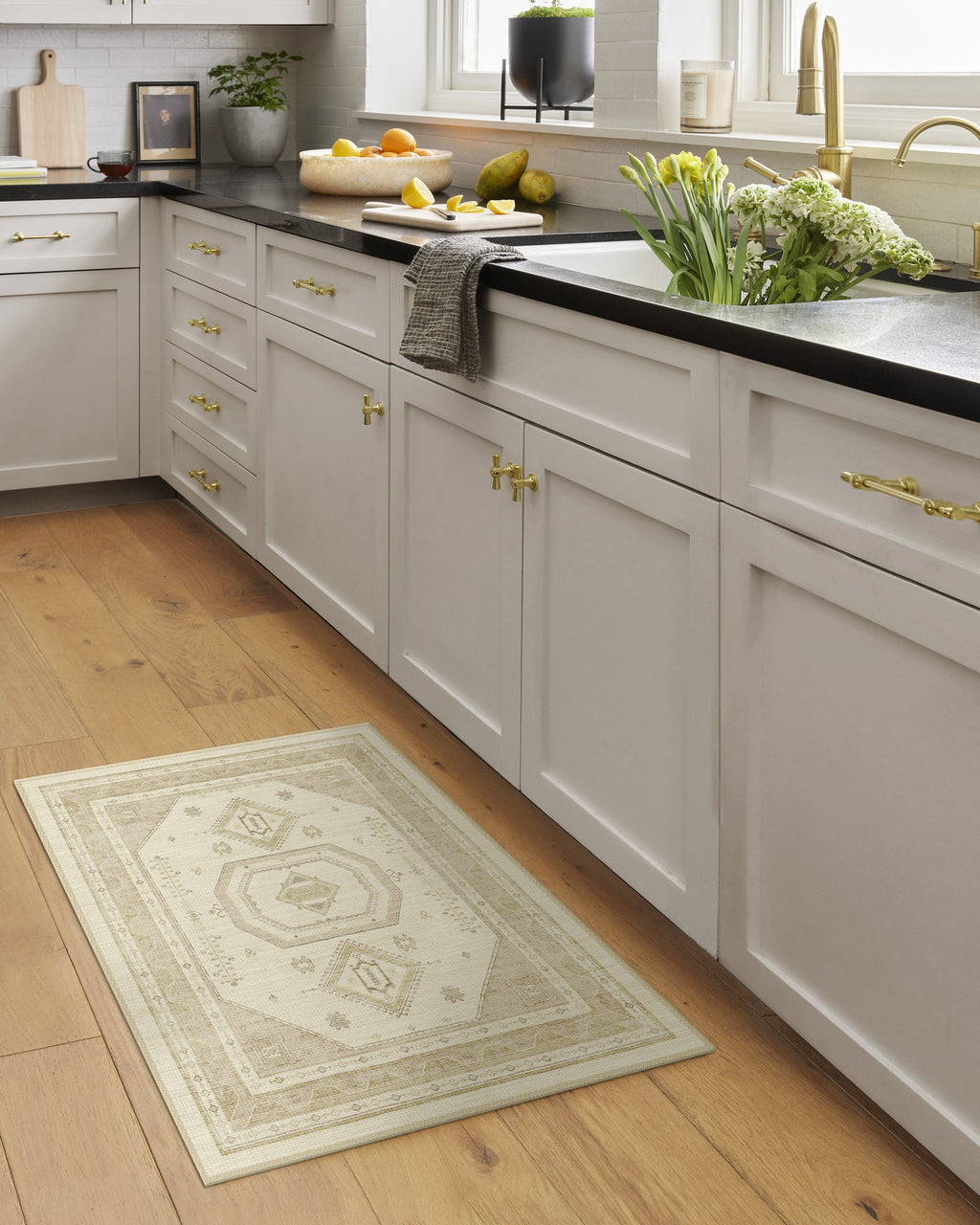 Shira Ivory & Natural Flatwoven Rug